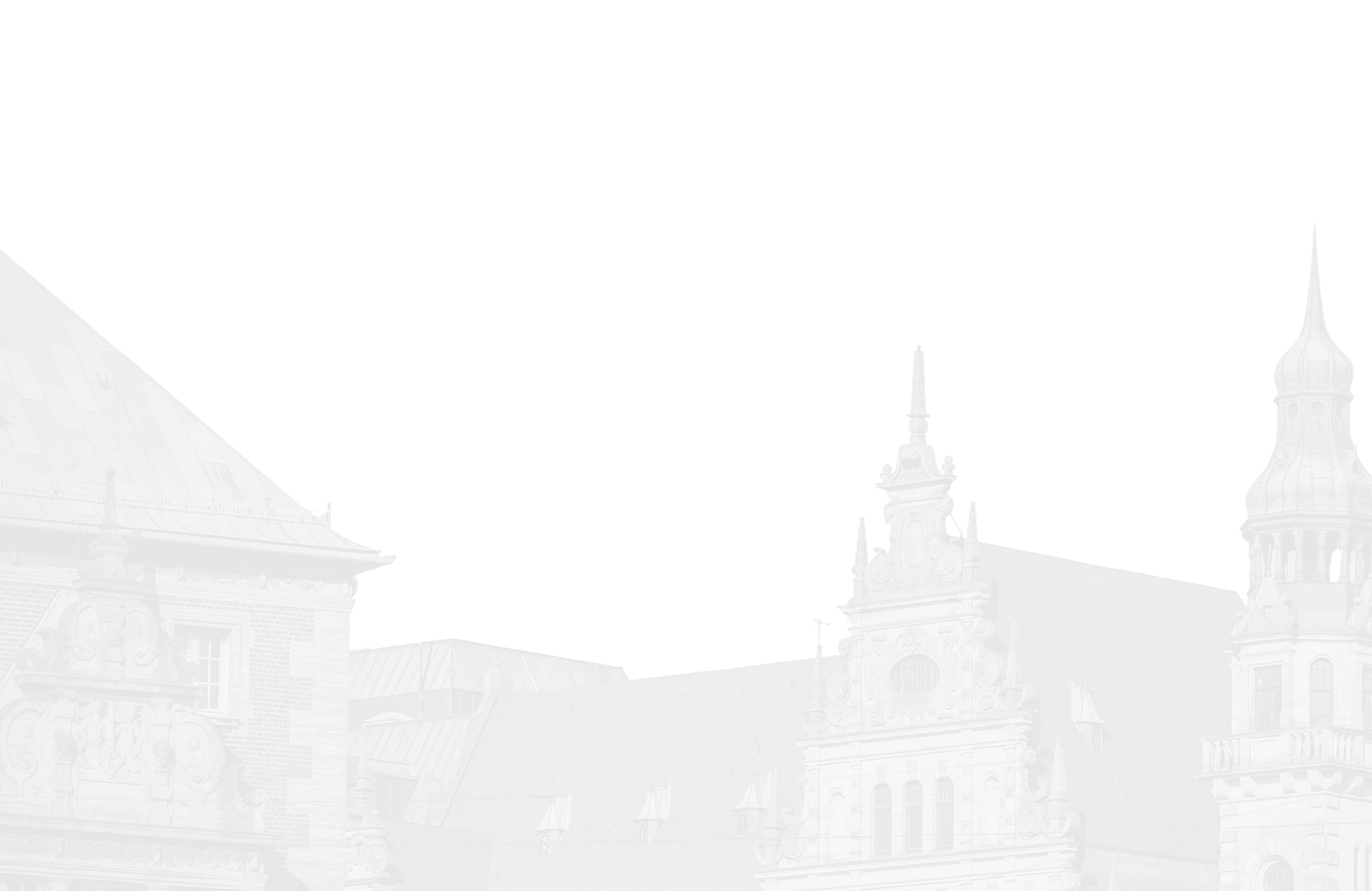 Bremer historische Gebäude in schwarz-weiß auf weißem Hintergrund