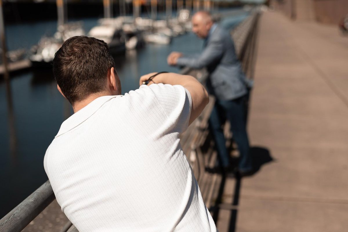 Fotograf von Green Media Bremen beim Shooting am Yachthafen